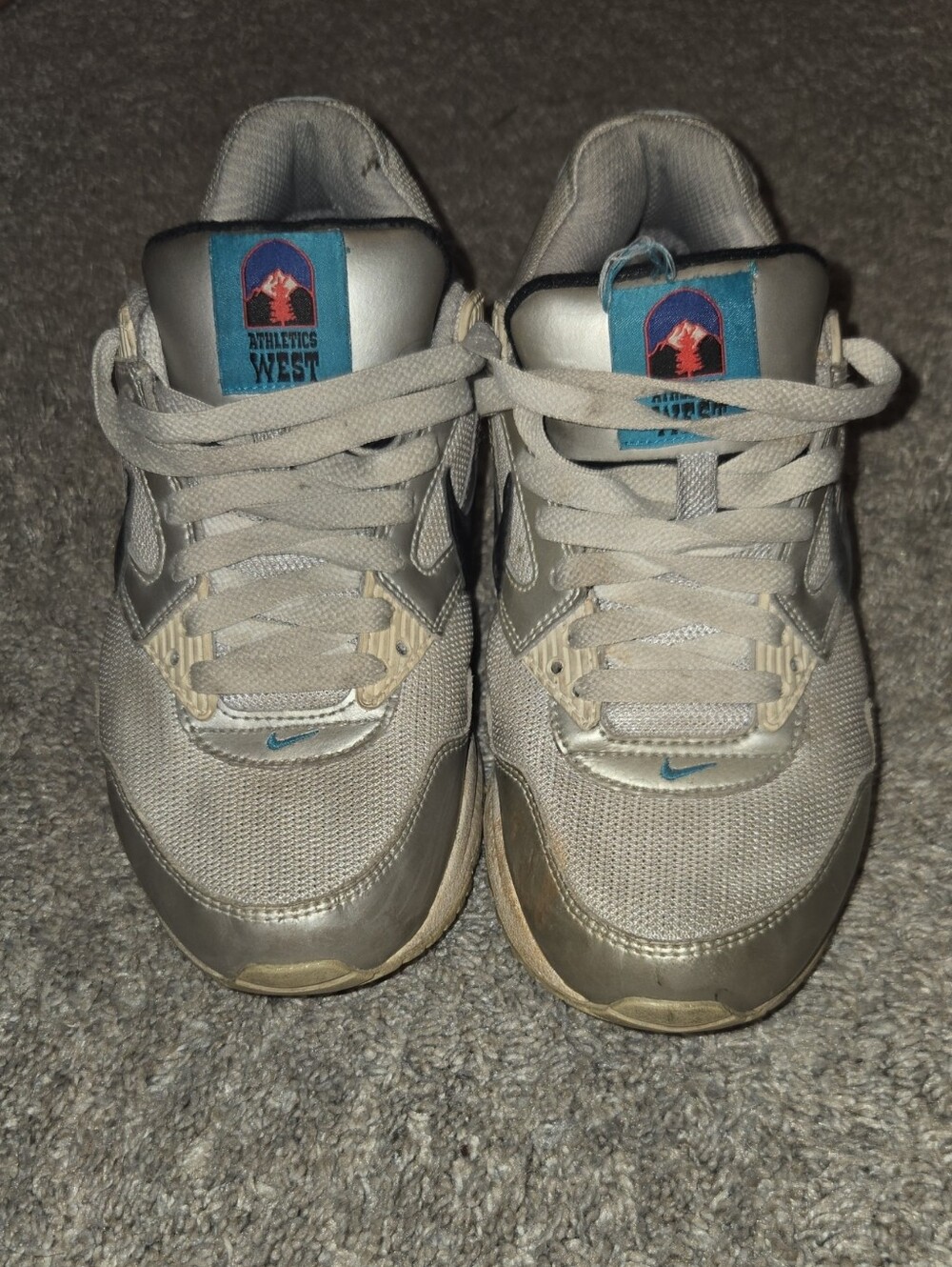 Grey And Blue Nike Air Max